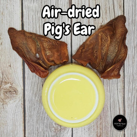 Air Dried Pet Treats Dehydrated Pig's Ear 150g - Ah Chye Pet Treats