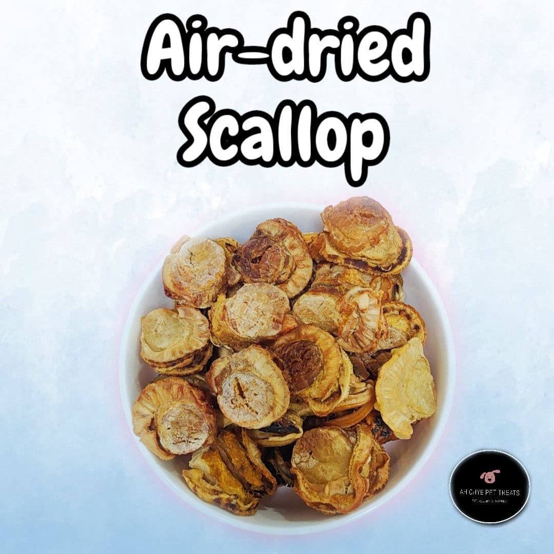 Air dried Pet Treats Dehydrated Scallop - Ah Chye Pet Treats