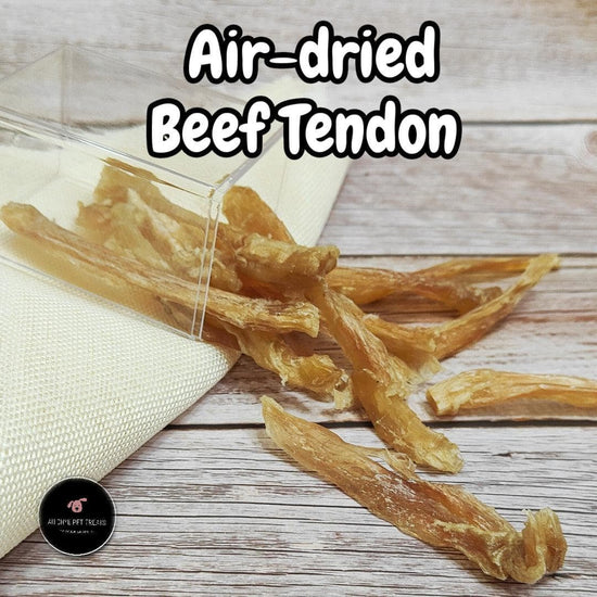 Air Dried Pet Treats Dehydrated Beef Tendon