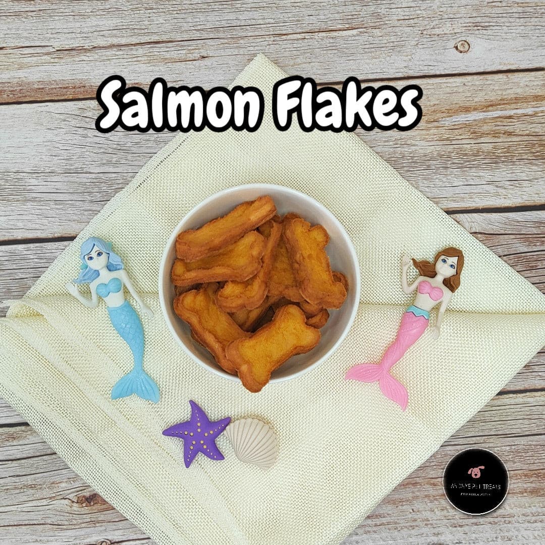 Air Dried Pet Treats Baked Salmon Flakes
